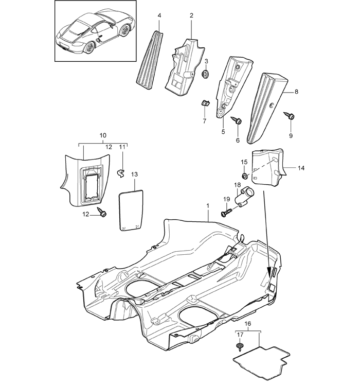 Porsche Cayman Parts